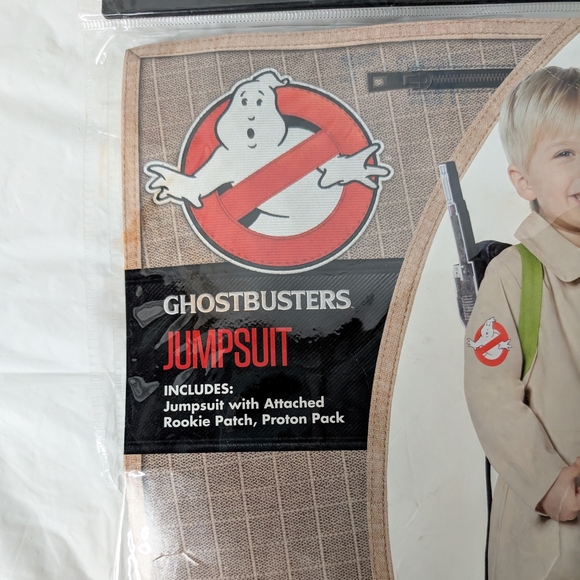 Spirit Halloween Ghostbusters Jumpsuit Toddler Costume 3T/4T - Picture 3 of 7